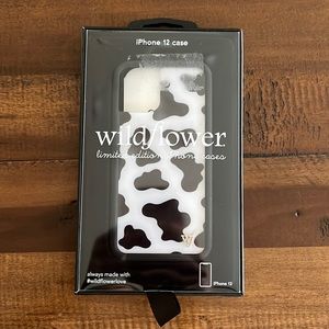 iPhone 12 Mini Wildflower Case - Cow Pattern